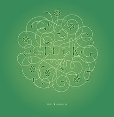 gluck #type #luck #lettering #typography