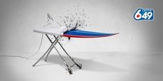 I Believe in Advertising | ONLY SELECTED ADVERTISING | Advertising Blog & Community » Lotto 649: Shoe, Ironing Board, Chair #advertising
