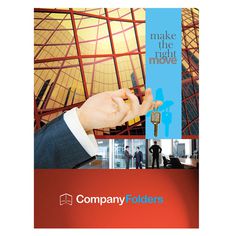 Corporate Offices Real Estate Folder Template (Front View) #psd #design #presentation #corporate #template #folder