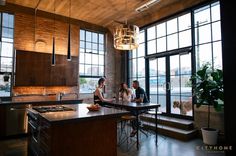 Industrial Loft With Gothic Accents
