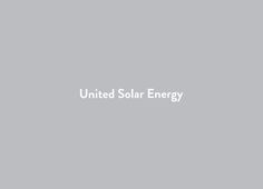 United Solar Energy branding grey orange logo logotype use print stationery mindsparkle mag