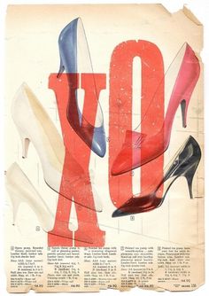 All sizes | Pumps | Flickr - Photo Sharing! #old #shoes #multiply #design #vintage #heels #high #typography