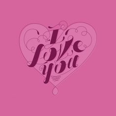 The Phraseology Project - I Love You #i #you #design #phraseology #love #typography