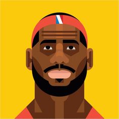 Always With Honor #always #lebron #geometric #illustration #portrait #honor #with