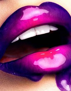 bumbumbum - art, design and advertising blog #lipgloss #lips #gradient
