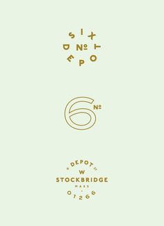 SixDepot_Marks #mark #badge #design #graphic #symbol #vintage #type #typography