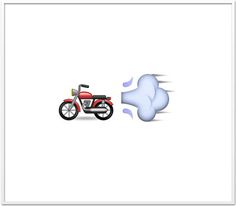 Discover the iconic motorcycle emoji, a symbol of speed, freedom, and adventure, available on Apple devices.