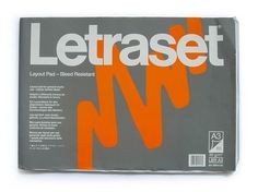 All sizes | Letraset® | Flickr - Photo Sharing! #letraset #design #orange #grey #typography