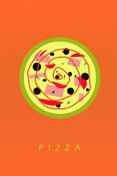 The Daily Menu - PIZZA TODAY #illustration #pizza