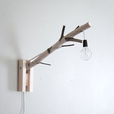 urban + forest #interior #lamp #branch #flashbulb #wood #nature #idea #forest