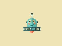 Dribbble - Encore Plus Net by szende brassai #logo #illustration #vector #robot