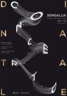Poster for Christmas Concert in Senigallia – 2017