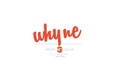 WHYNE Private Cellar Wine Logo's #logos #drink #vino #food #wine #logo #wines
