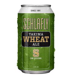 Schlafly Session Wheat Can #packaging #beer #can #label