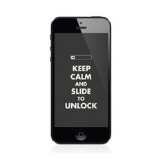 Image of Gray Keep Calm and Slide to Unlock | iPhone 5 Wallpaper #iphone #wallpaper #typography