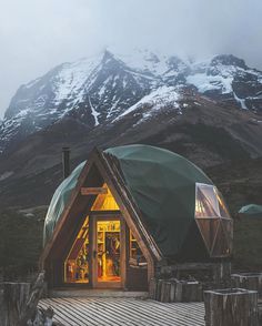 Eco-Dome house in Patagonia