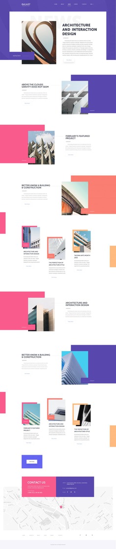 Articles Page For Architecture Website