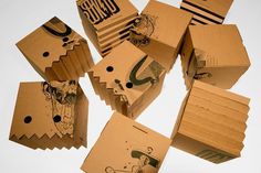 Andreu Zaragoza Graphic Design // Illustration // Packaging #andreu #herokid #cardboard #packaging #zaragoza