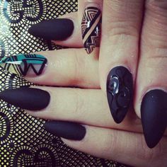 45+ Fearless Stiletto Nails #nails #fearless #stiletto