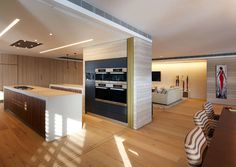 Spacious and Sophisticated Apartment in Sydney - #kitchen, #kitchens, kitchen ideas, kitchen design