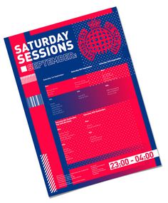 Ministry Of Sound D #amazing #pink #gradient #type #blue #typography