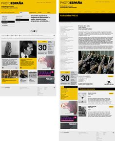 Website PHotoEspana by Erretres #website #design #web