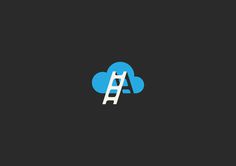Cool marks on Behance #staircase #logo #minimalist #cloud