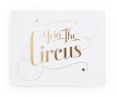 Join the Circus – Aaron Carámbula #lettering #circus #type #hand #typography