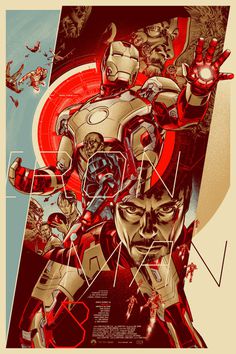Iron Man 3 by Martin Ansin #illustration #design #graphic #art