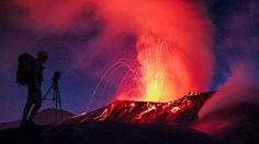 Photographer Ulla Lohmann Lowers Herself Into Active Volcanoes