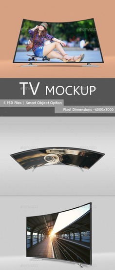 LED TV Mockup