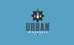 Urban Wineworks logo design #logo #design