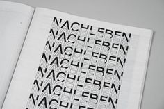 Nachleben publication #pubdesign #projectproject