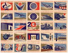 http://www.flickr.com/photos/ad_symphoniam/5082365099/in/pool mid_century_modern_labels/ #illustration #design #stamps #vintage