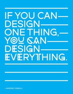 If You Can Design