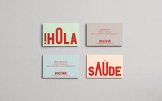 Heydays: Bolivar / on Design Work Life #identity #branding