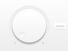 Dribbble - Clean Volume User Interface Dial by Norm #awesome