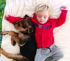 A Naptime Story with Dog and Baby 4 #photography #baby #dog