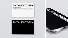 Plato Architekten #card #architecture #minimal #business
