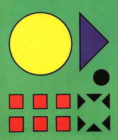 Shapes #red #yellow #circles #black #purple #triangles #squares #green