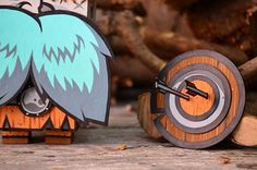 VIKINGO TOY on Behance #wood #paper #toy #viking