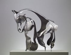 Dissolving Figurative Sculptures by Unmask | Colossal #sculpture #horse #art