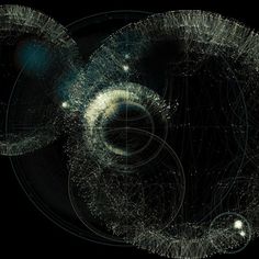 CHAOS AND STRUCTURE on the Behance Network #infographics #space #data #constellations #chaos