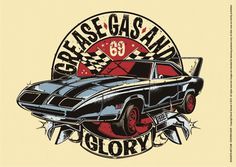 Tattoo Flash 2010 on the Behance Network #design #graphic #glory #illustration #tattoo #vintage #gas #grease