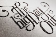 Typography Projects 2 on the Behance Network #lettering #typography