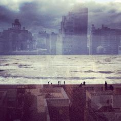 CJWHO ™ (Double Exposures Blur Lines Between New York and...) #london #design #zalcman #exposure #photography #art #york #daniella #new