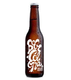 barcelonabeerco #beer #bottle #packaging #label #type
