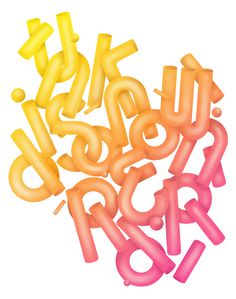 Unknown Disorder André Beato #illustration #color #gradient #typography
