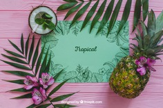 Tropical summer concept with pineapple Free Psd. See more inspiration related to Flower, Mockup, Floral, Party, Summer, Paper, Beach, Sun, Leaves, Fruits, Tropical, Holiday, Mock up, Coconut, Pineapple, Palm, Decorative, Vacation, Wooden, Summer beach, Summer party, Aloha, Up, Beach party, Tropical flowers, Season, Concept, Hawaiian, Palm leaves, Painted, Composition, Mock, Exotic, Summertime and Seasonal on Freepik.