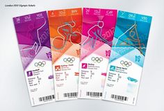 Creative Review - Olympics ticket designs revealed #2012 #london #olympics #ticket